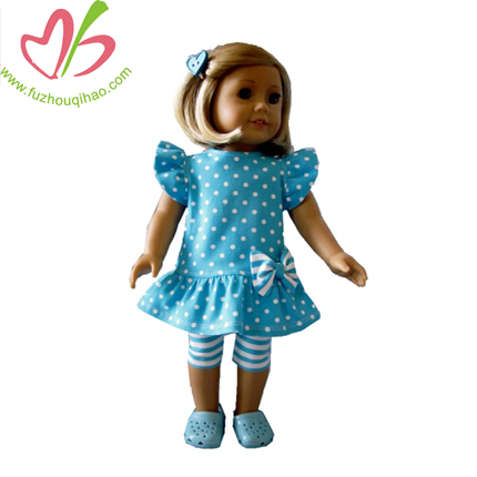 Turquoise Dolls Bike Short Set