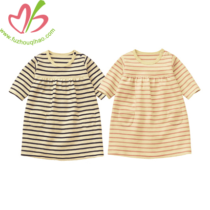 Stripe Little Baby One Piece Dress