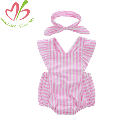 cute flute sleeve baby girl bubble