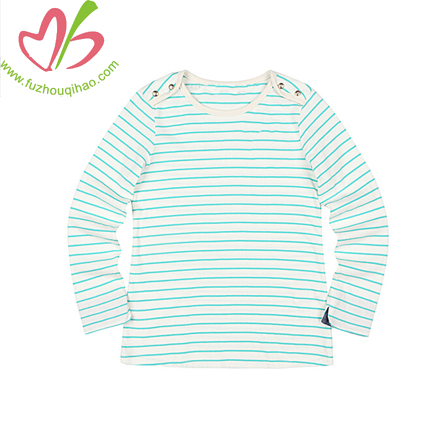 boy's  stripe long sleeve t shirt