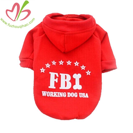 The Dog Coat Jacket FBI Pet Dog Clothes