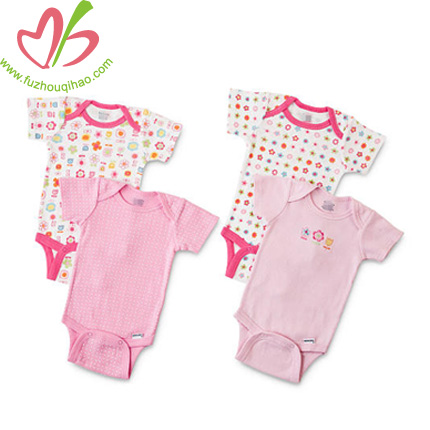 four pieces baby girl clothes sets for summer