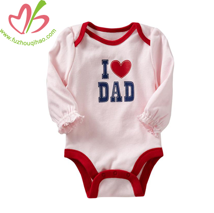 Long sleeve baby wear cute baby romper