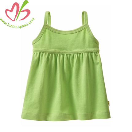 Green Girl Pinafore Dress Skirt