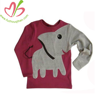 Cute Elephant Boy Long Sleeve shirt