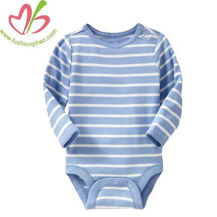 Stripe Long Sleeve Baby Bubble