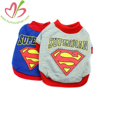 New Fashion Superman Thickness Warm Pet Products