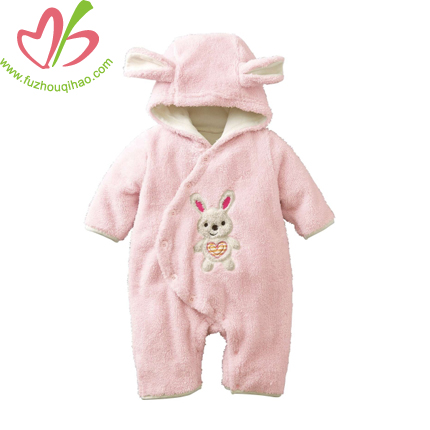 cute baby fleece jumpsuit