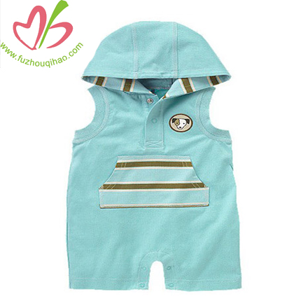 comfortable cotton baby shortall