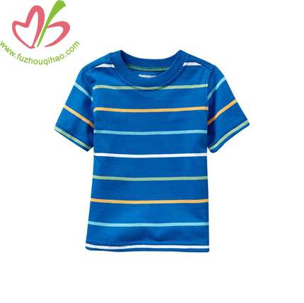 comfortable boy's stripe t shirt