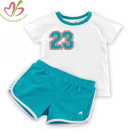 Summer Girl's Sport Clothing Set