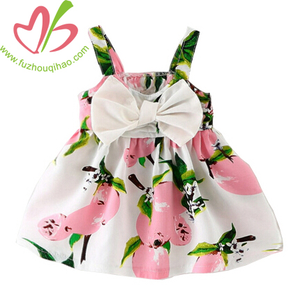 Beautiful Floral Girl's Dresses, Girl's tie dresses