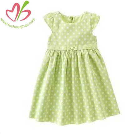 Girl's Summer Polka Dots Dress