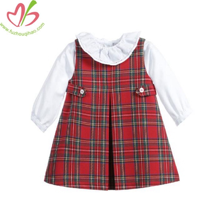 Back to School Girl's Blouse and Dress Set