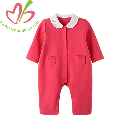 Long Sleeve Baby Girl's Jumpsuit