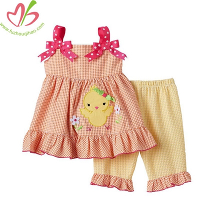 Orange Chick Kids Clothing Set