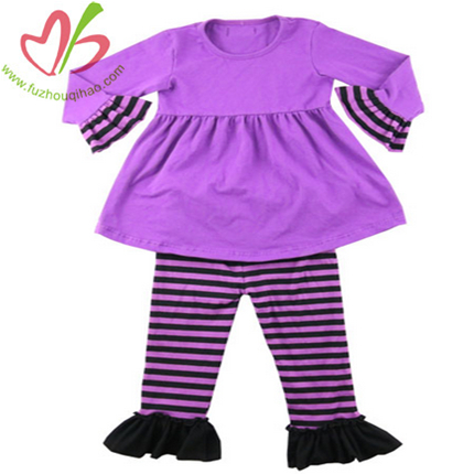 Children Long Sleeves Tunic with Matched Pants