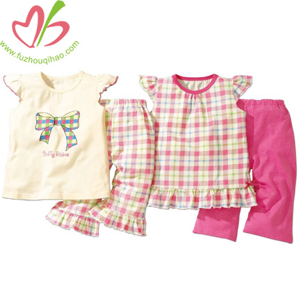 Baby Girl Adorable Sets Gingham Print with Pant