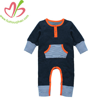 Baby Boy's Jumper Suit-Navy Blue
