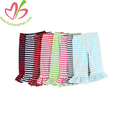 Stripe Kids Ruffles Pants for Girls