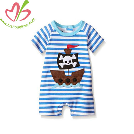 Custom Applique Baby Bodysuit Romper