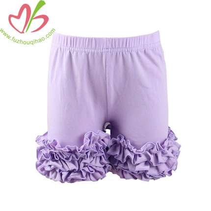 Baby Ruffle Short Aqua Color Baby Shorties