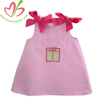 Baby Toddler Dress with Bow-A line