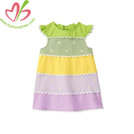 Colorful Girl's Party Dress