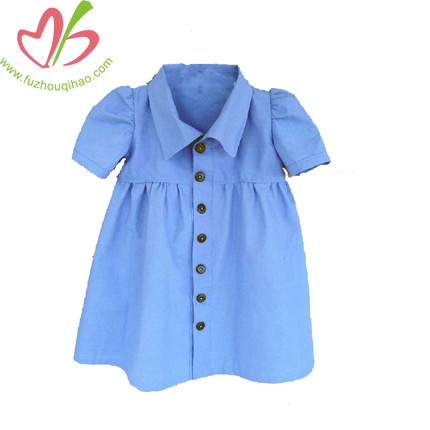 Blue Baby Shirt Sundress