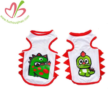 Cute Cartoon Printed Dog Vest