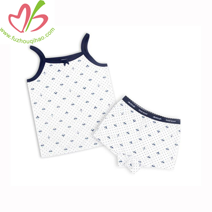 100% Cotton Baby Top and Bloomer, Baby Vest and Underwear Sets