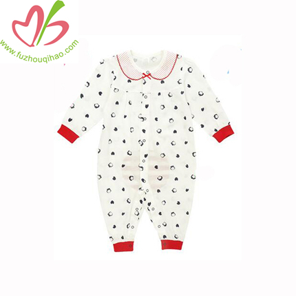 Customized Available Chicken And Duck 100% Cotton Baby One Piece Romper Onesie