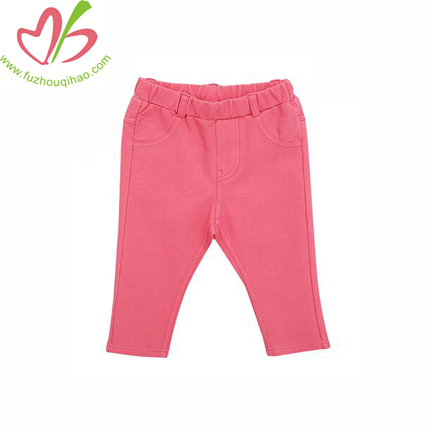 Autumn Solid Color Kids Leggings Plus Thick girls leggings