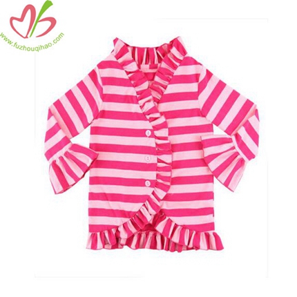 Spring Valentine's Children Hot Pink Stripe Shirt