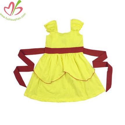 Girl's Party Dress with Belt