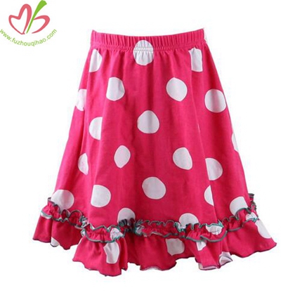 Polkadot Print Girl's Skirt