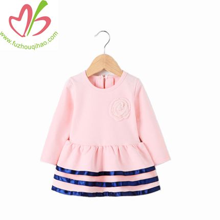 Little Girl Dresses Pink Lace Vintage Dress High Quality Baby Girl Frock Design