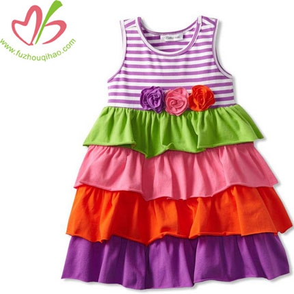 Summer Tiered Cake Ruffle Dress