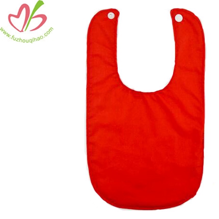 Baby 100% Cotton Red Bibs