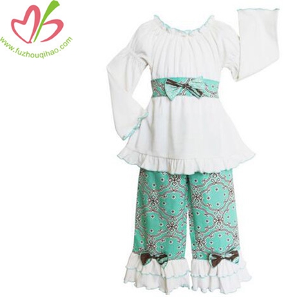 Latest Designs Cotton Girls Ruffle Dresses