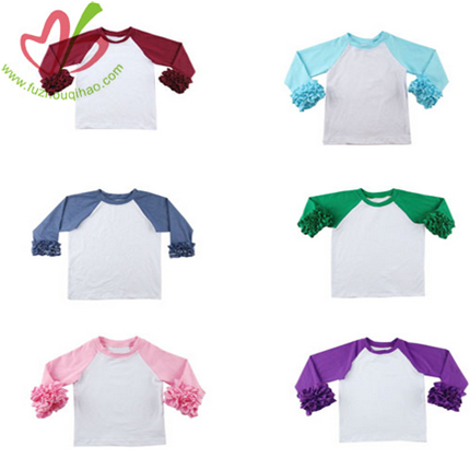 Raglan Sleeves Girls Shirt