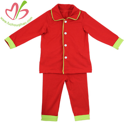Christmas Color Boy's Pajamas Set