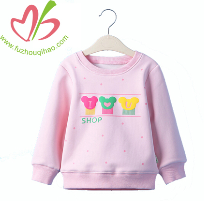 Girl's Cute Printed Hoody