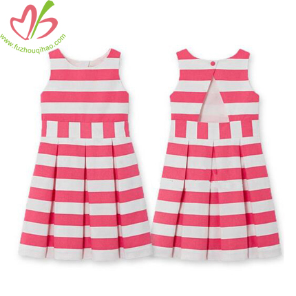 Girl's Stripe Vest Dresses