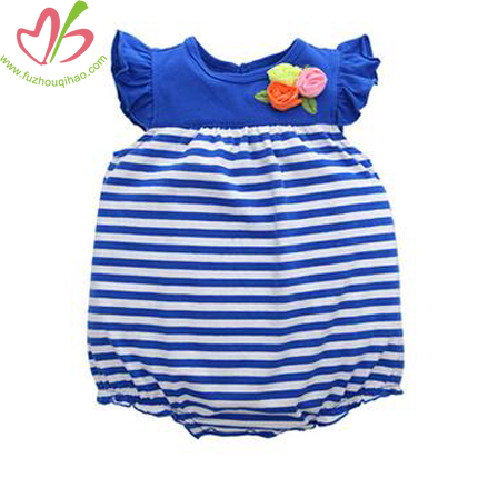 Cute and Comfortable Baby Girl's Flutter Sleeve Bubble