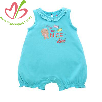 Turquiose Baby Sleeveless Bubble