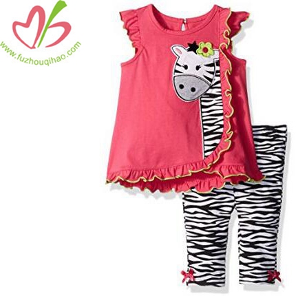 Girls'  2 Pieces Pants Set Cotton Outfit