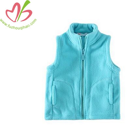 Girl's Vests Zipper Pocket