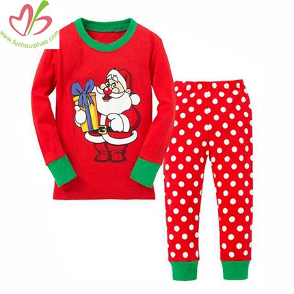 Christmas Red Girls' Pajamas