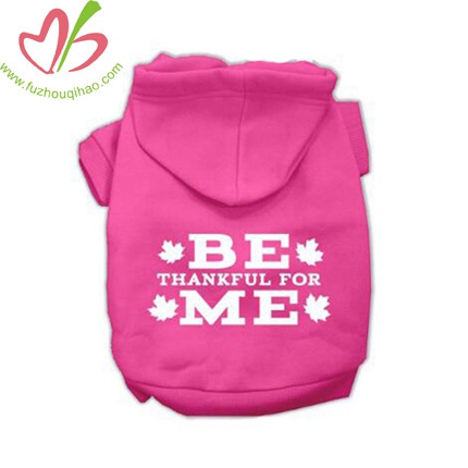 Print Be Thankfull For Me Dog Hoodie